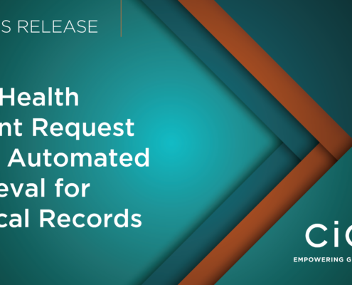ciox patient request autmoated retrieval for medical records