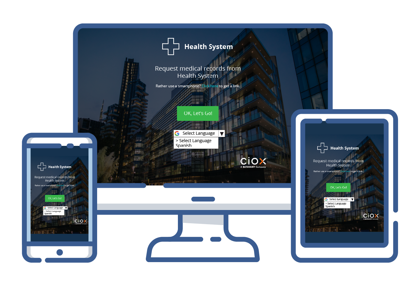 Patient record request platform